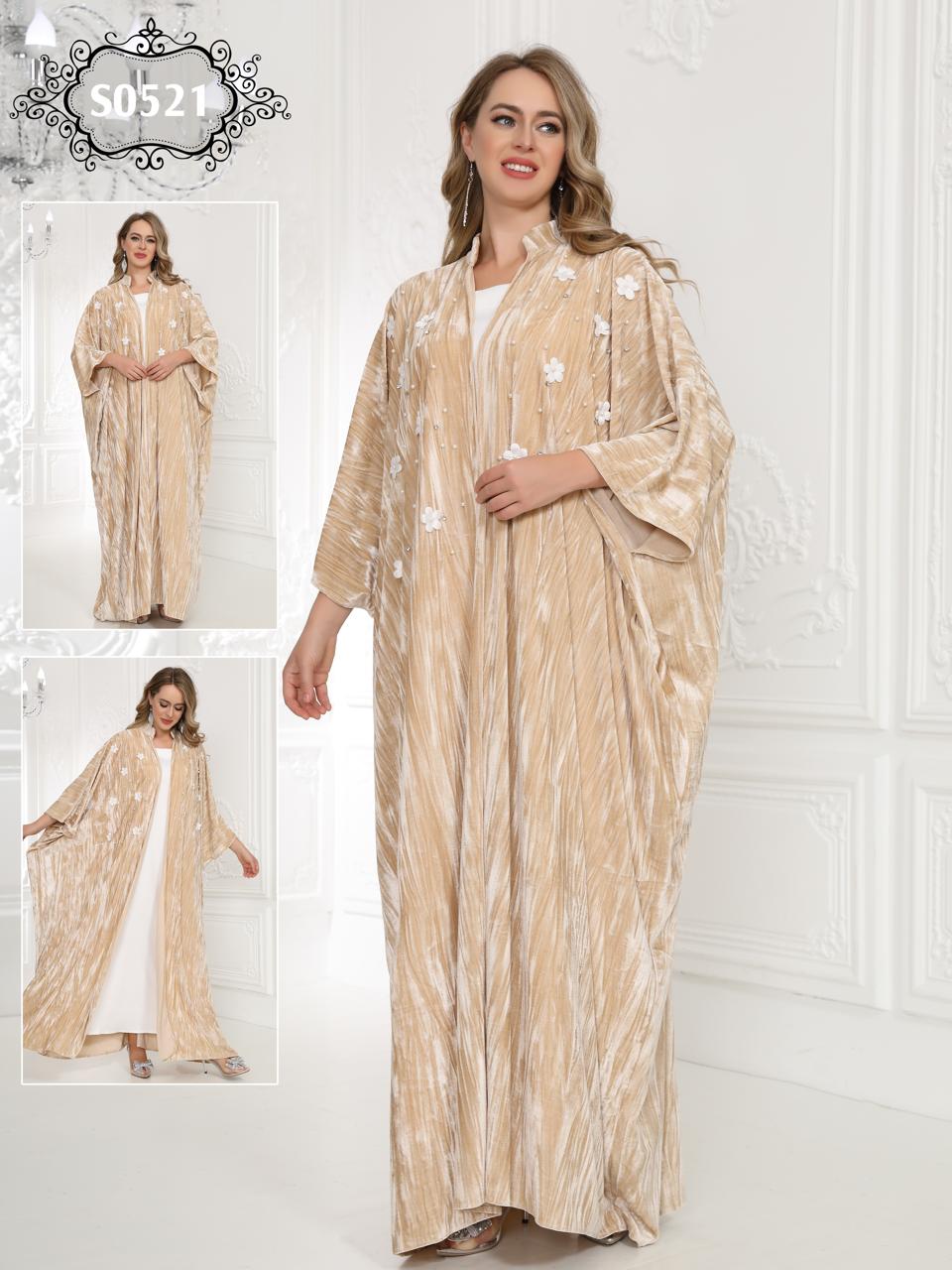 Elegant Blossom Beige Kimono