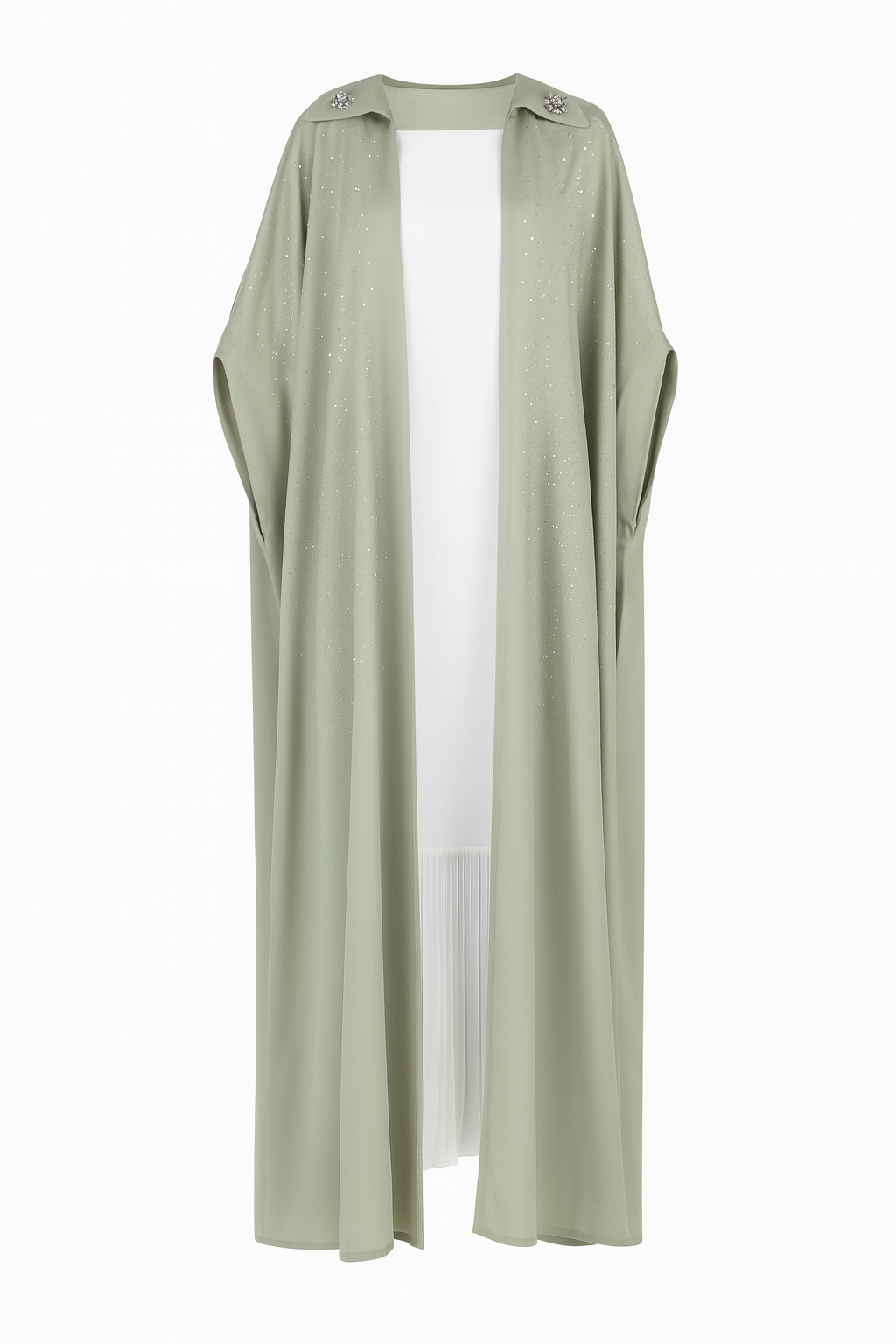 كيمونو شيفون – تصميم أنيق مع لمسات فصوص لامعة