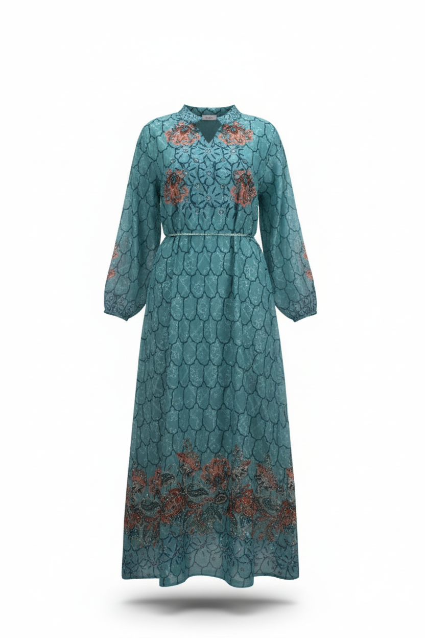 جلابية شيفون الخلية 