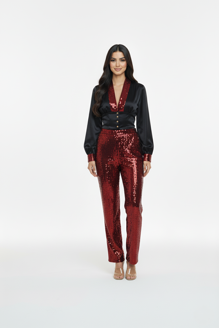 طقم قطعتين ترتر فاخر 